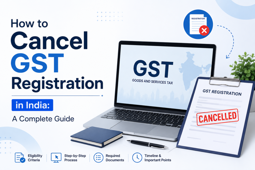 How to Cancel GST Registration in India