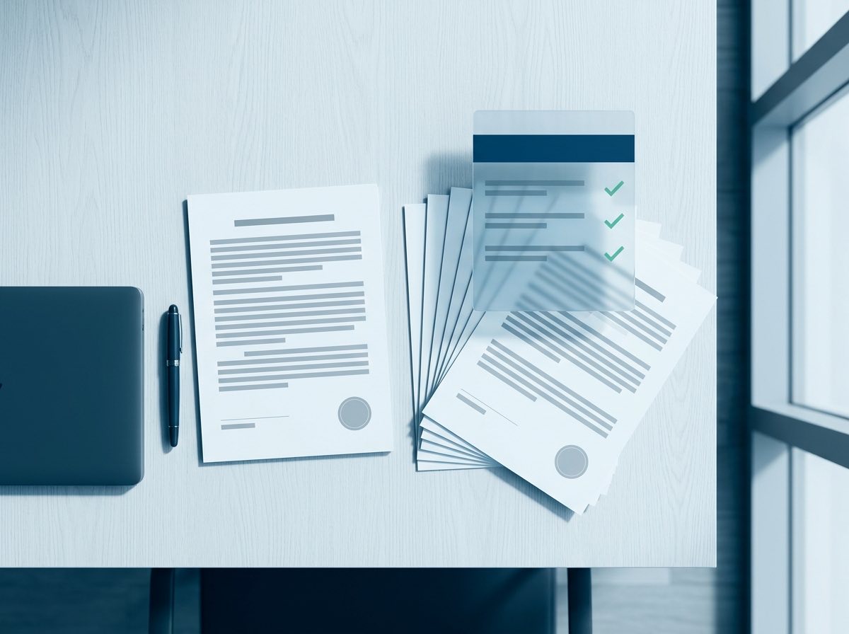 A signed policy with copies fanned out for every employee
